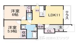 ラフレシール間取り図面