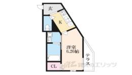 KTIレジデンス深草間取り図面