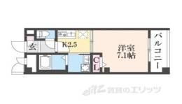 アルファクラージュくずは３間取り図面