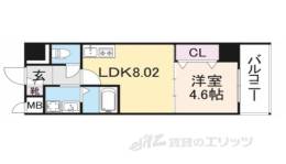 Ｔ・Ｋビル西大寺ＮＯＲＴＨ間取り図面