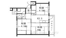香里ヶ丘西団地Ｄ３０号棟間取り図面