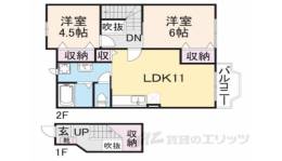 メゾン・ド・リーヴB間取り図面