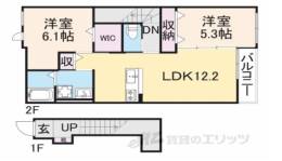 ARIETTE VILLA東生駒間取り図面