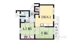 香里ヶ丘東団地Ｅ１２号棟間取り図面