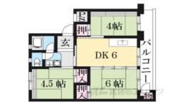 中登美第３団地Ｆ０７号棟間取り図面