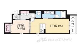 フォルトゥーナ紫野間取り図面