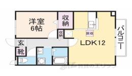 サンクコール朝和ＡＢ間取り図面