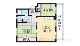 中宮第３団地４９号棟間取り図面
