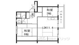 桜丘団地１８号棟間取り図面