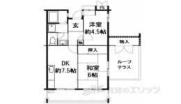 奈良青山一丁目団地０３号棟間取り図面