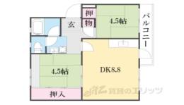 中宮第３団地４５号棟間取り図面
