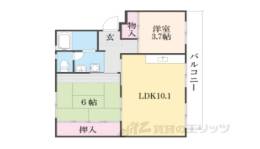 中宮第３団地４２号棟間取り図面