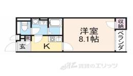 クレイノあさがお間取り図面