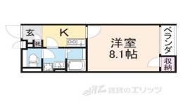 クレイノあさがお間取り図面