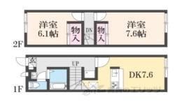 レオパレスサニーハイム光善寺間取り図面