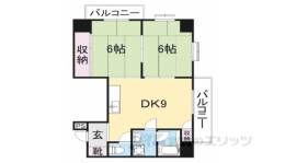 川島第20ビル枚方公園間取り図面