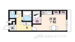 レオパレス嵯峨間取り図面