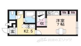 レオパレス寺嶋Ｂ間取り図面