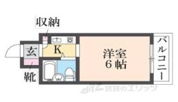 シティパレス生駒Ｐ２間取り図面