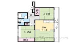 桃山南団地33号棟間取り図面