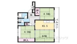 桃山南団地33号棟間取り図面
