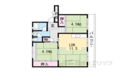 桃山南団地38号棟間取り図面