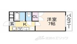 エルミナフラット南彦根間取り図面