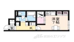 レオパレスクレインコート平田間取り図面