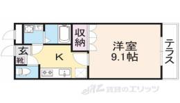 パークヒルズ・Ｂ間取り図面