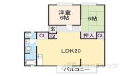 サンビレッジ渚　Ｂ棟間取り図面