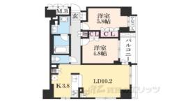 ジオ烏丸五条間取り図面