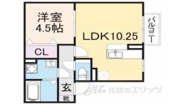 グランモア東九条３間取り図面