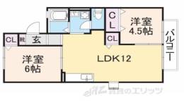 ウイロウハウス　Ａ間取り図面
