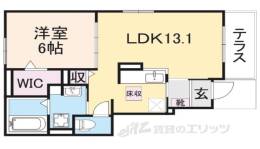 プレッソ橿原１間取り図面