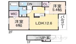 プレッソ橿原１間取り図面