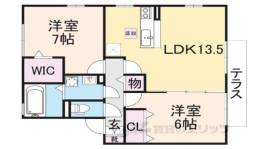 リビングタウン四条大路Ａ棟間取り図面