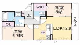 Ｃａｓａｆｅｌｉｃｅ間取り図面