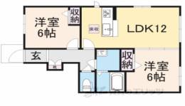 シャーメゾン東坊城間取り図面