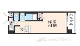 プレサンス京都三条大橋鴨川苑間取り図面