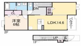 カーサ・アイ八反田南間取り図面