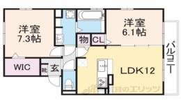 MAISON DE FLEUR 楠葉ローズ間取り図面