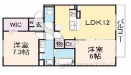 MAISON DE FLEUR 楠葉ローズ間取り図面