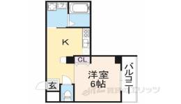 Ｋフラット三条間取り図面
