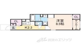 カーサグランデ　ＳＮ間取り図面