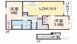 グランディールＢ(小瀬町)間取り図面