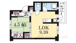 香里ケ丘西団地Ｄ１２号棟間取り図面