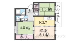 桂木団地０３号棟間取り図面