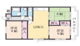 ベルデ香里間取り図面