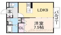 ジャンシアーヌ２間取り図面