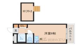 シティパレス２１西大寺Ｐａｒｔ1間取り図面